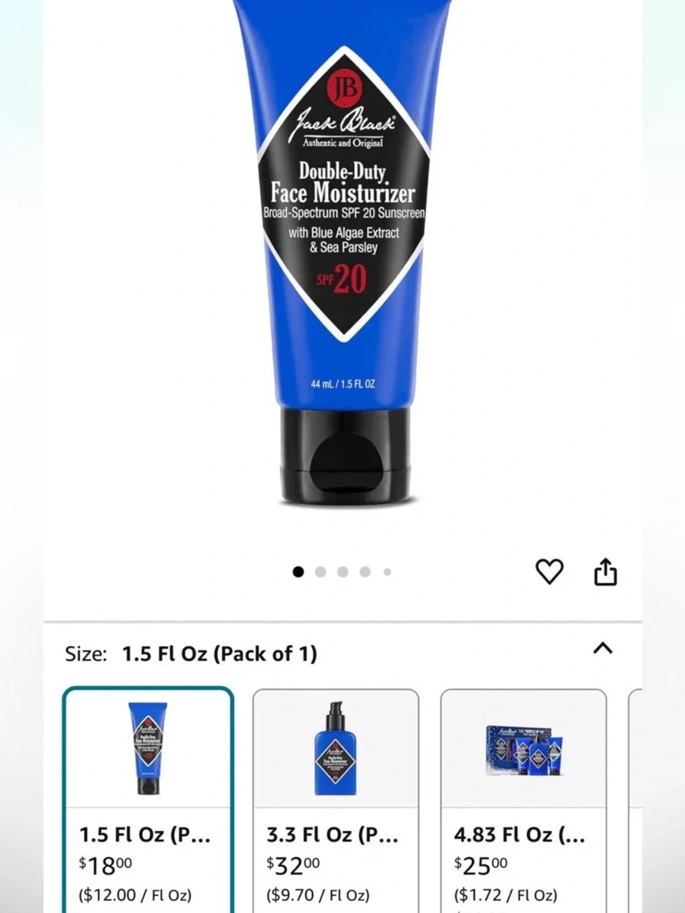 Jack Black set retails